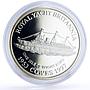 Isle of Wight 1 euro Seafaring Yacht Britannia Ship Steamship silver coin 1997