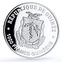 Guinea 1000 francs Seafaring Pamir Ship Clipper proof silver coin 2018