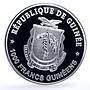 Guinea 1000 francs Seafaring Pamir Ship Clipper proof silver coin 2018