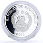 Mozambique 1000 meticais Seafaring Ship Clipper Pedro Covilha silver coin 2003