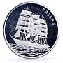 Guinea-Bissau 20000 pesos Seafaring Passat Ship Clipper proof silver coin 1993