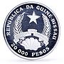 Guinea-Bissau 20000 pesos Seafaring Passat Ship Clipper proof silver coin 1993