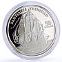 Marshall Islands 50 dollars Seafaring Santisima Trinidad Ship silver coin 1998