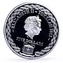 Tokelau 5 dollars Seafaring HMS Dolphin Ship Clipper proof silver coin 2012