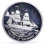 Vietnam 100 dong Seafaring Sailing Savannah Ship Clipper proof silver coin 1991