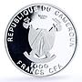 Cameroon 1000 francs Seafaring Hoorn 1615 Ship Clipper proof silver coin 2015