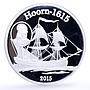 Cameroon 1000 francs Seafaring Hoorn 1615 Ship Clipper proof silver coin 2015