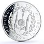 Djibouti 100 francs Seafaring Bateau Ship Clipper proof silver coin 1994