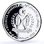 Saharawi 1000 pesetas Seafaring Russian Ladia Boat Ship Clipper silver coin 1997