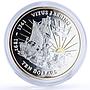 British Virgin Islands 10 dollars Vitus Bering Ship Clipper silver coin 2011