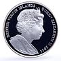 British Virgin Islands 10 dollars Vitus Bering Ship Clipper silver coin 2011