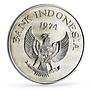 Indonesia 5000 rupiah Conservation Wildlife Orangutan Fauna silver coin 1974