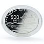 Kazakhstan 500 tenge Fauna Allactaga elater proof silver coin 2012