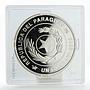 Paraguay 1 guarani FIFA World Cup Brazil football silver coin 2013