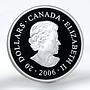 Canada 20 dollars Pengrowth Saddledome hologram silver coin 2006