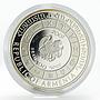 Armenia 100 dram Zodiac Series Pisces colored silver coin 2007