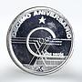 Cape Verde 10 escudos 10th Anniversary of Independence proof silver coin 1985