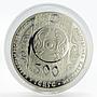 Kazakhstan 500 tenge Otag Koteru Making the Yurt silver coin 2010