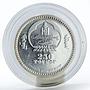 Mongolia 250 togrog Zodiac Scorpio gilded silver coin 2007