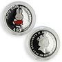 Cook Islands set 5 coins 50th Anniversary Miffy colored proof silver 2005