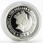 Pitcairn Island 2 dollars Chrysaora Achlyos Jelly Fish colored silver coin 2011