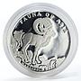 Afghanistan 500 afghanis Marco Polo Sheep proof silver coin 1998