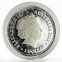 Australia 1 dollar 50 Years of Queen Elizabeth II Coronation silver coin 2003