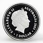 Australia 1 dollar 50 Years of Queen Elizabeth II Coronation silver coin 2003