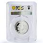 Bulgaria 5000 leva Association with European Union PR68 PCGS silver coin 1998