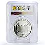 Niger 1000 francs Ramadan Karim Quran PR70 PCGS gilded colored silver coin 2012