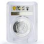 Niue 1 dollar Lunar Calendar Series Year of Rooster PR70 PCGS silver coin 2017