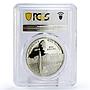 Niue 1 dollar Russian Emperor Anna Ioannovna PR69 PCGS colored silver coin 2013