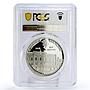 Niue 1 dollar Russian Emperor Catherine the Great PR69 PCGS silver coin 2012