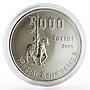 Hungary 5000 forint Diosgyor Castle silver coin 2005