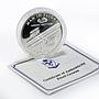 Isle of Man 1 crown Aircraft Man in Flight Wright Brothers proof silver 1995