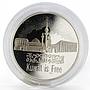 Kuwait 5 dinars 1st Anniversary of Liberation Day proof silver coin 1991