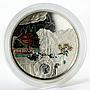 Sao Tome and Principe 1000 dobras Heidiland colored silver coin 1998