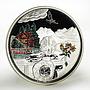 Sao Tome and Principe 1000 dobras Heidiland colored silver coin 1998