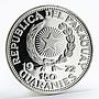 Paraguay 150 guaranies Munich Olympics Broad Jumper proof silver coin 1972