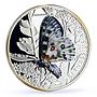 Niue 1 dollar Butterflies Parnassius Appolo Butterfly Fauna silver coin 2010