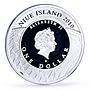 Niue 1 dollar Butterflies Parnassius Appolo Butterfly Fauna silver coin 2010