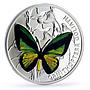 Niue 1 dollar Butterflies Ornithoptera Goliath Butterfly Fauna silver coin 2012