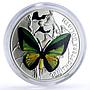 Niue 1 dollar Butterflies Ornithoptera Goliath Butterfly Fauna silver coin 2012