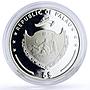 Palau 5 dollars World of Wonders Neuschwanstein Castle Architecture Ag coin 2010