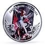 Solomon Islands 5 dollars Archangel Michael colored proof silver coin 2011