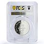Slovenia 500 tolarjev Olympic Centennial Gymnastics PR69 PCGS silver coin 1996
