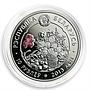 Belarus 10 Roubles Series Beauty of Flowers Rose Flora Proof coin 2013