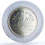 India Rajkot 1 mohur Dharmendra Singhji Restrike Deer Sun X#1a silver coin 1945