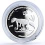 Turkmenistan 500 manat Red Book Wildlife Gecko Lizard Fauna silver coin 1996