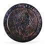 Britain 2 pence State Coinage George III Coat of Arms MS61 NGC copper coin 1797